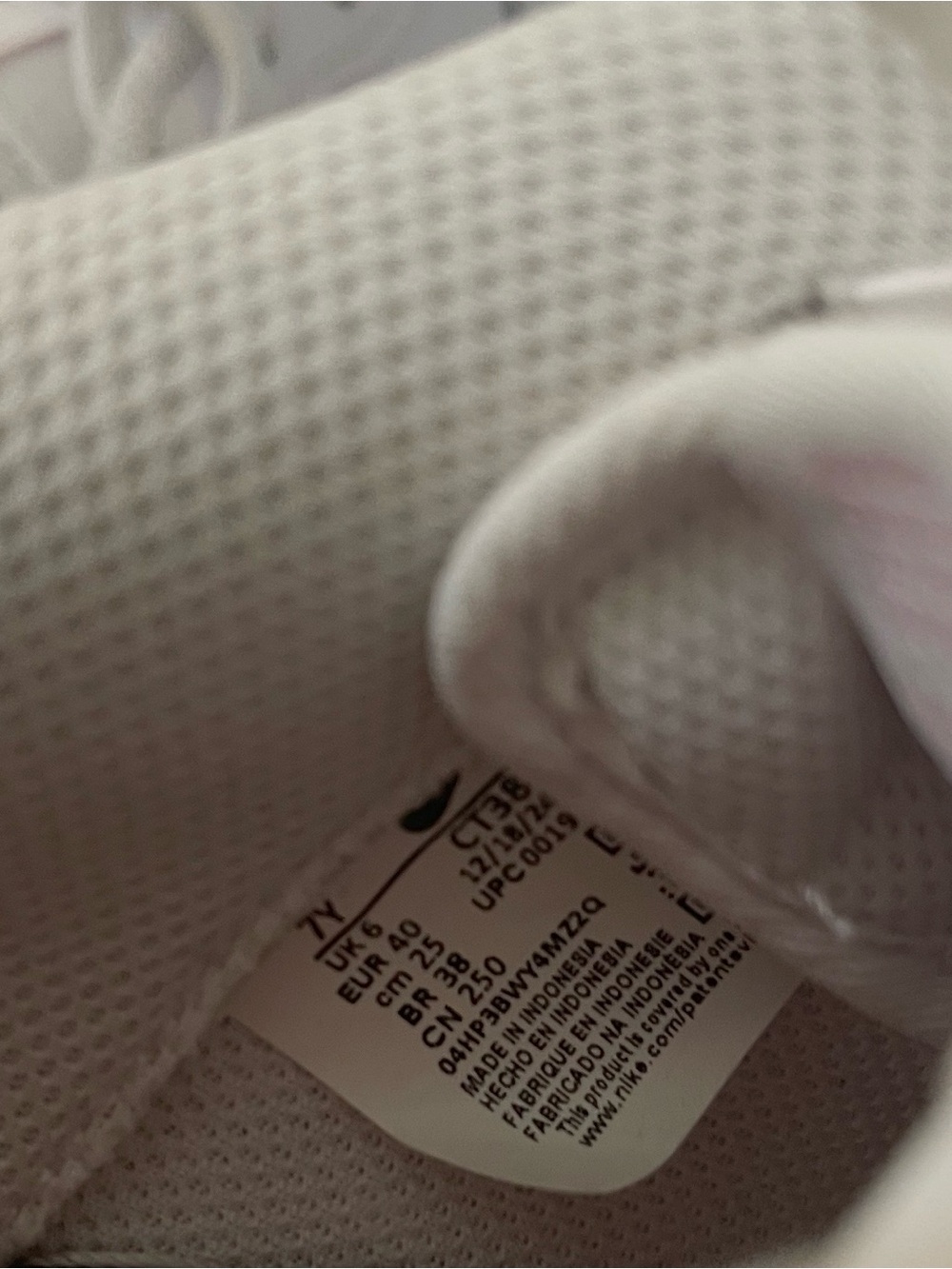 🤍🩷 Nike Air Force 1 Sneakers — White with Pink Swoosh - Picture 8 of 8